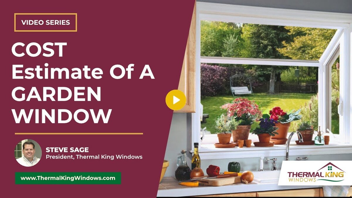 cost of a garden window installation