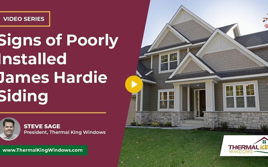 What are the Signs of Poorly Installed James Hardie Siding?