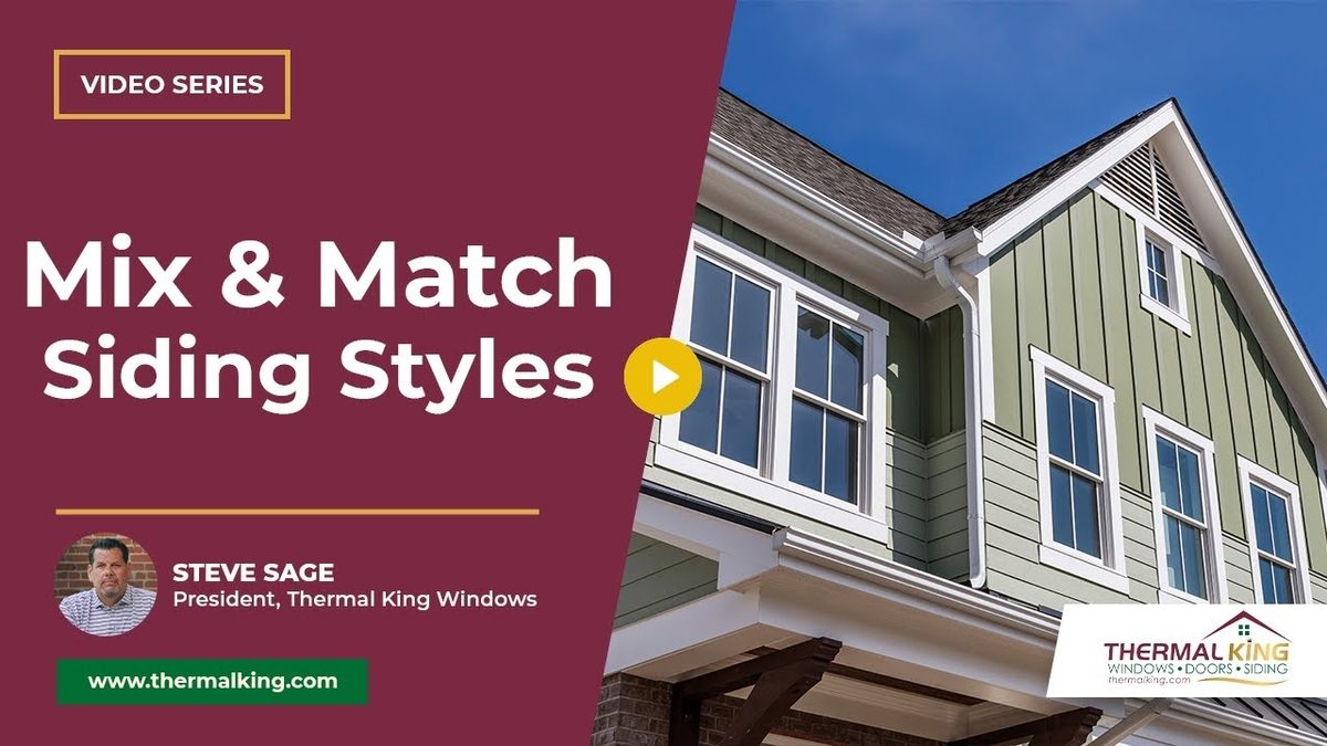 mix and match siding styles