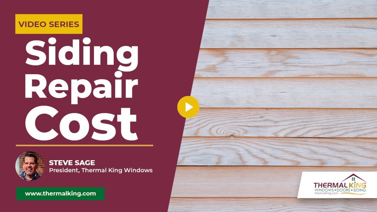 Siding Repair Cost