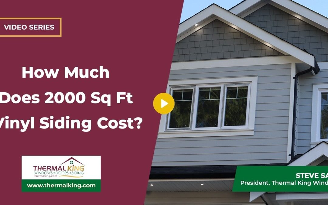How Much Does 2000 Sq Ft Vinyl Siding Cost?