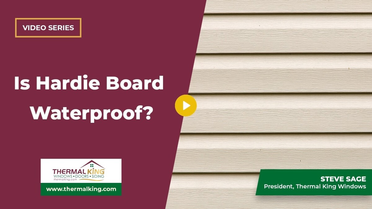 is hardie board waterproof