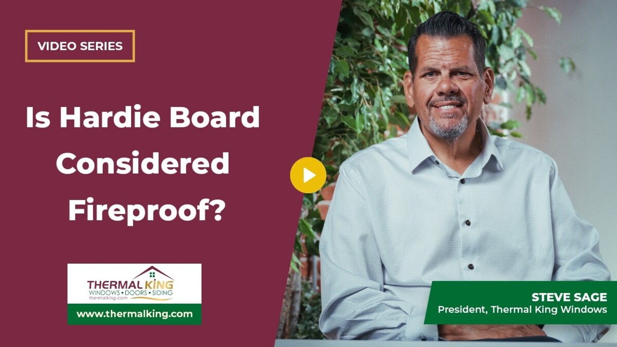 hardie board is fireproof