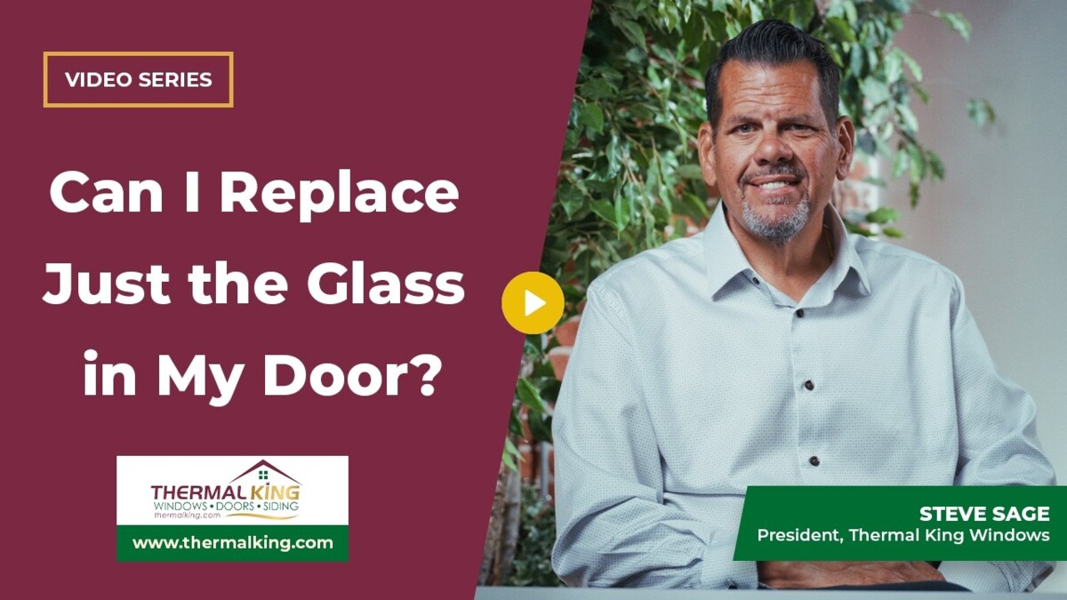 replace glass door