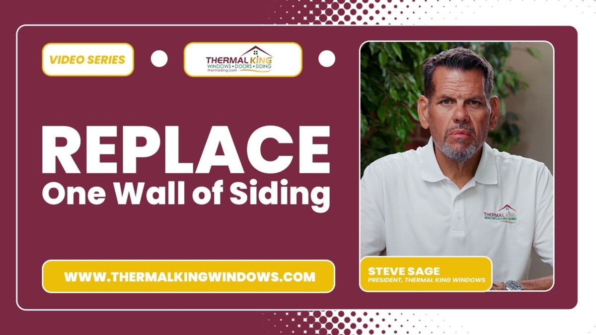replace one wall of siding